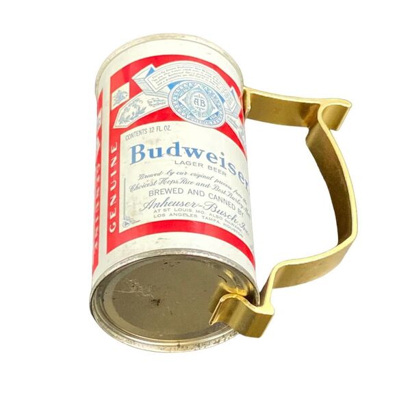 Vintage Budweiser Flat Top Can Coin Slot In Bottom - Picture 5 of 7